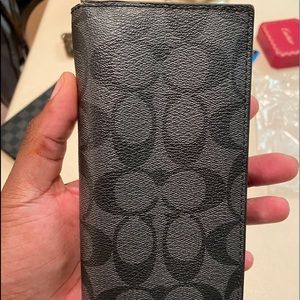 Coach men’s long wallet